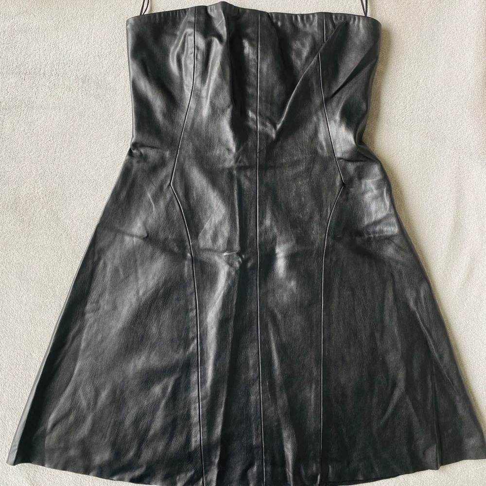 Zara leather dress